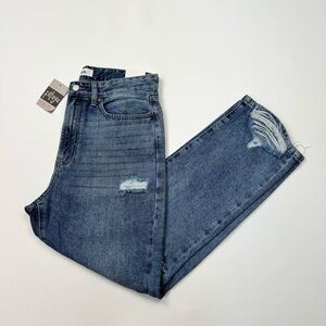 NEW! Women’s JBD Loose Straight Leg Distressed Denim Blue Jeans Size 30 W/Tags